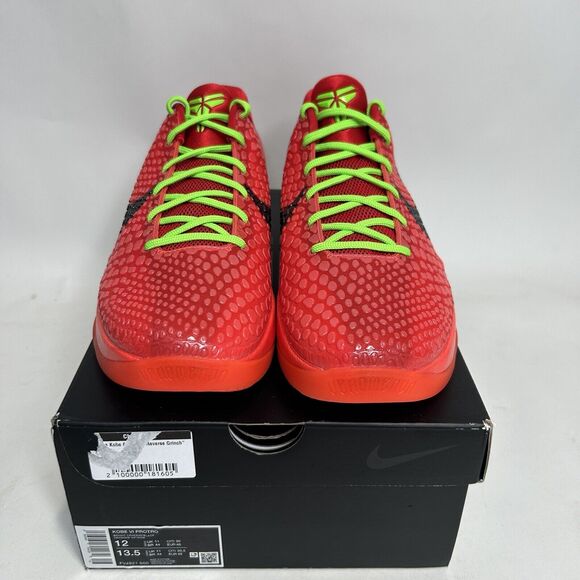 Nike Kobe VI Protro Low “Reverse Grinch/Bright Crimson” 2024 - Picture 2 of 6